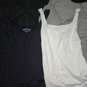 Aeropostale Black and White Camisoles
